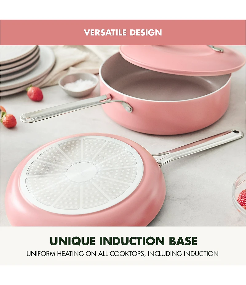 GreenPan Nova Ceramic Nonstick 3-Piece Cookware Set