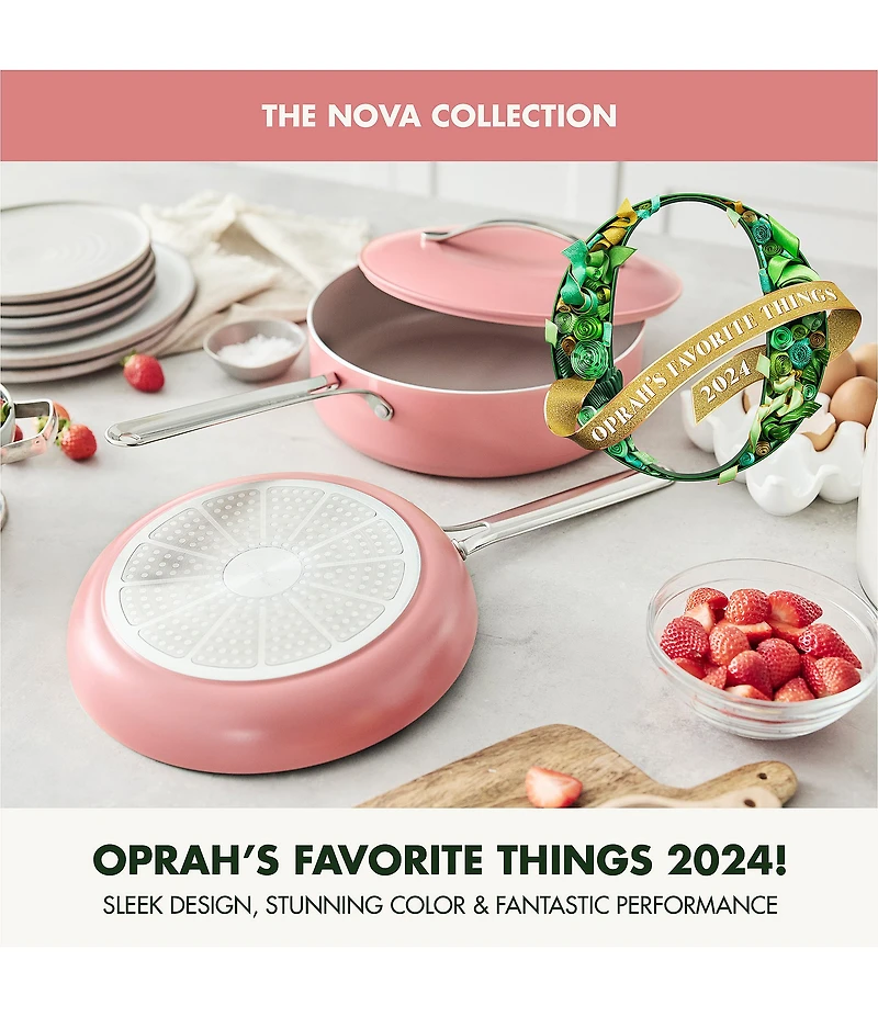 GreenPan Nova Ceramic Nonstick 3-Piece Cookware Set