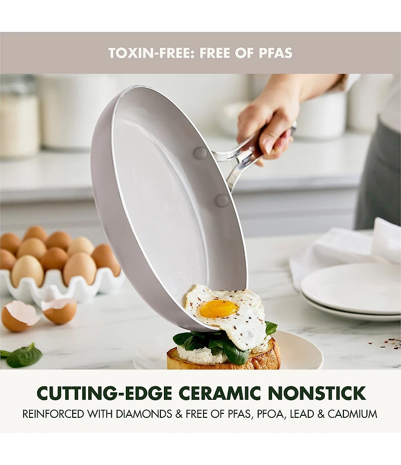 GreenPan Nova Ceramic Nonstick 3-Piece Cookware Set