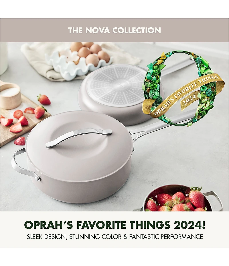 GreenPan Nova Ceramic Nonstick 3-Piece Cookware Set