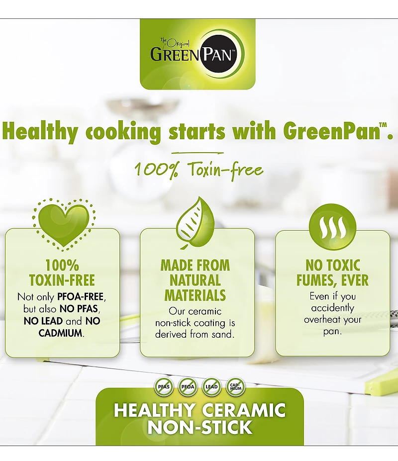 GreenPan Paris Pro Ceramic Nonstick 11-Piece Cookware Set