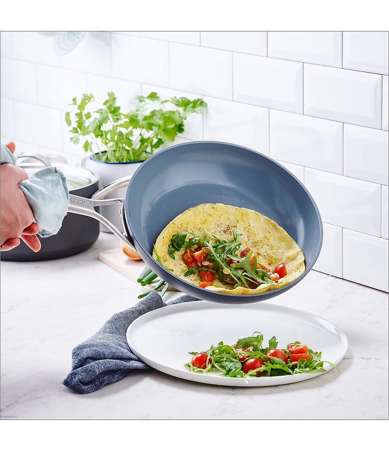 GreenPan Paris Pro Ceramic Non-Stick 8#double; & 10#double; Open Fry Pan Set