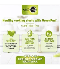 GreenPan Paris Pro Ceramic Non-Stick 10#double; & 12#double; Open Fry Pan Set