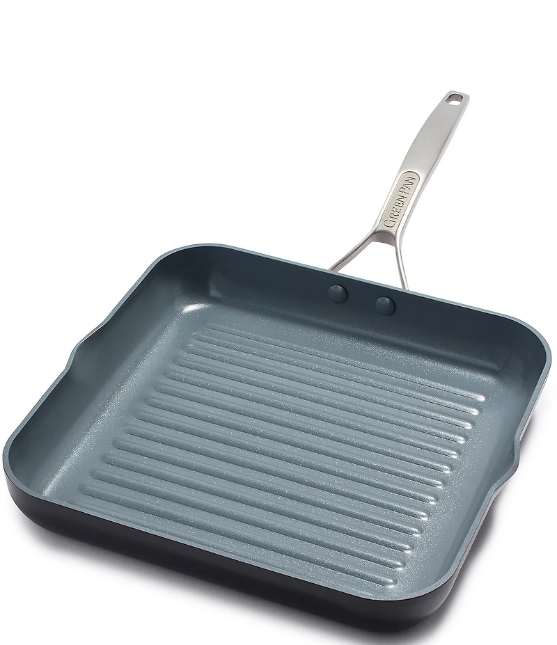 GreenPan Paris Pro Ceramic Nonstick 11#double; Square Grill Pan