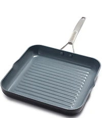 GreenPan Paris Pro Ceramic Nonstick 11#double; Square Grill Pan