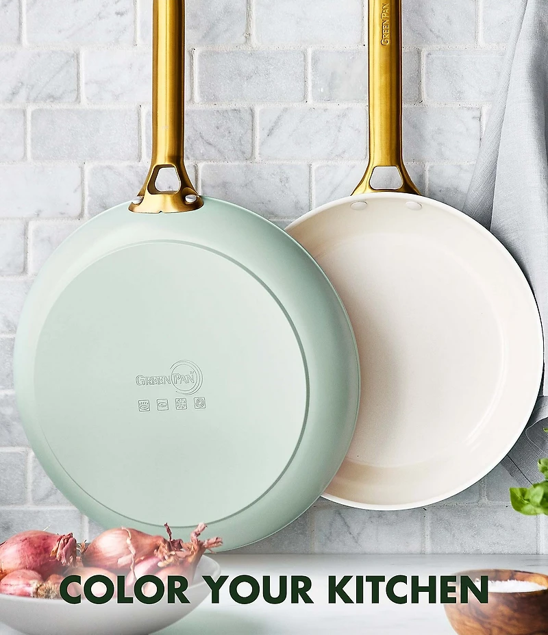 Greenpan Reserve Ceramic Nonstick 10#double; & 12#double; Julep Frypan Set