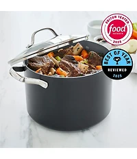 GreenPan Valencia Pro Ceramic Nonstick Covered Stockpot, 8 Qt.