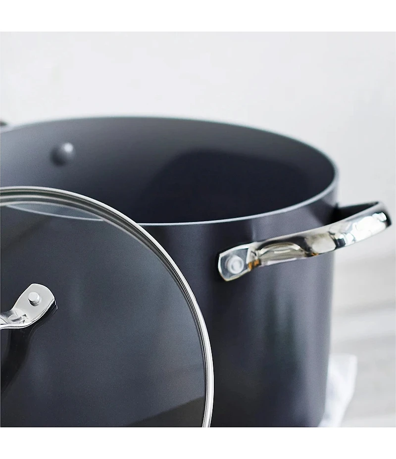 GreenPan Valencia Pro Ceramic Nonstick Covered Stockpot, 8 Qt.
