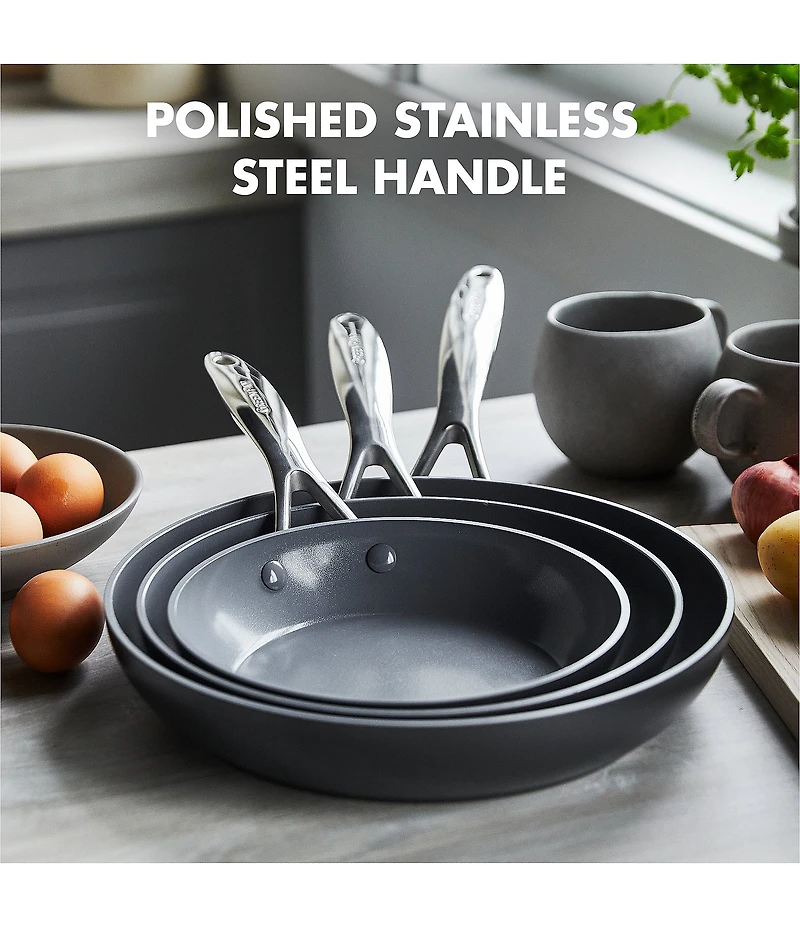 Greenpan Valencia Pro Ceramic Nonstick Frypan Set