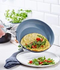 GreenPan Valencia Pro Magneto Ceramic Non-Stick 2-Piece Open Fry Pan Set, 10#double; & 12#double;