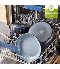 GreenPan Valencia Pro Magneto Ceramic Non-Stick 4.5-Quart Covered Saute Pan with Helper Handle