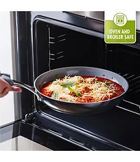 GreenPan Valencia Pro Magneto Ceramic Non-Stick 4.5-Quart Covered Saute Pan with Helper Handle