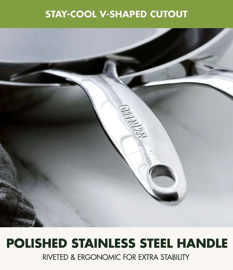 Greenpan Valencia Pro Stainless Steel 8#double; Fry Pan