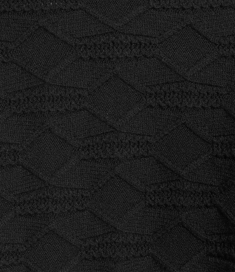 Greige Texture Crew Neck Dolman Cuffed Sleeve Sweater Top