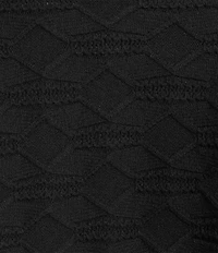 Greige Texture Crew Neck Dolman Cuffed Sleeve Sweater Top