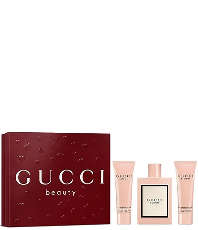 Gucci Bloom Eau de Parfum, Body Lotion and Shower Gel Trio Gift Set