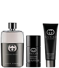 Gucci Guilty Pour Homme Eau de Toilette for Men Trio Gift Set