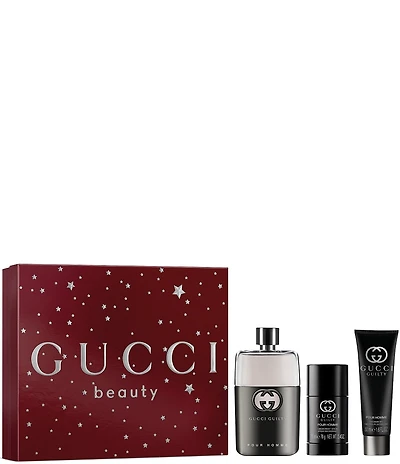 Gucci Guilty Pour Homme Eau de Toilette for Men Trio Gift Set