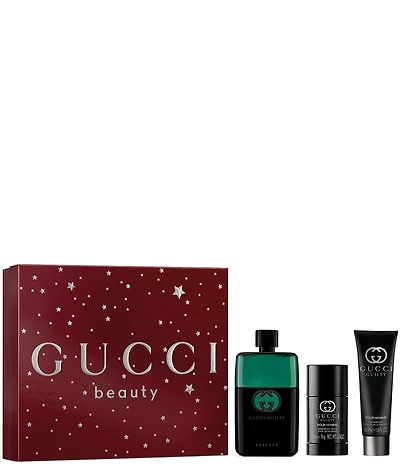 Gucci Men's Guilty Pour Homme Essence Trio Gift Set