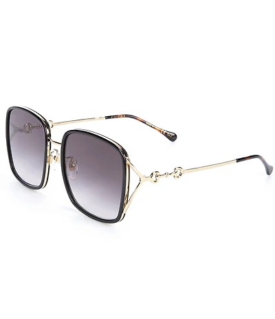Gucci Women's Logo Square Framed Sunglasses