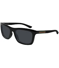 Gucci Men's Active 54mm Square Polarized Sunglasses