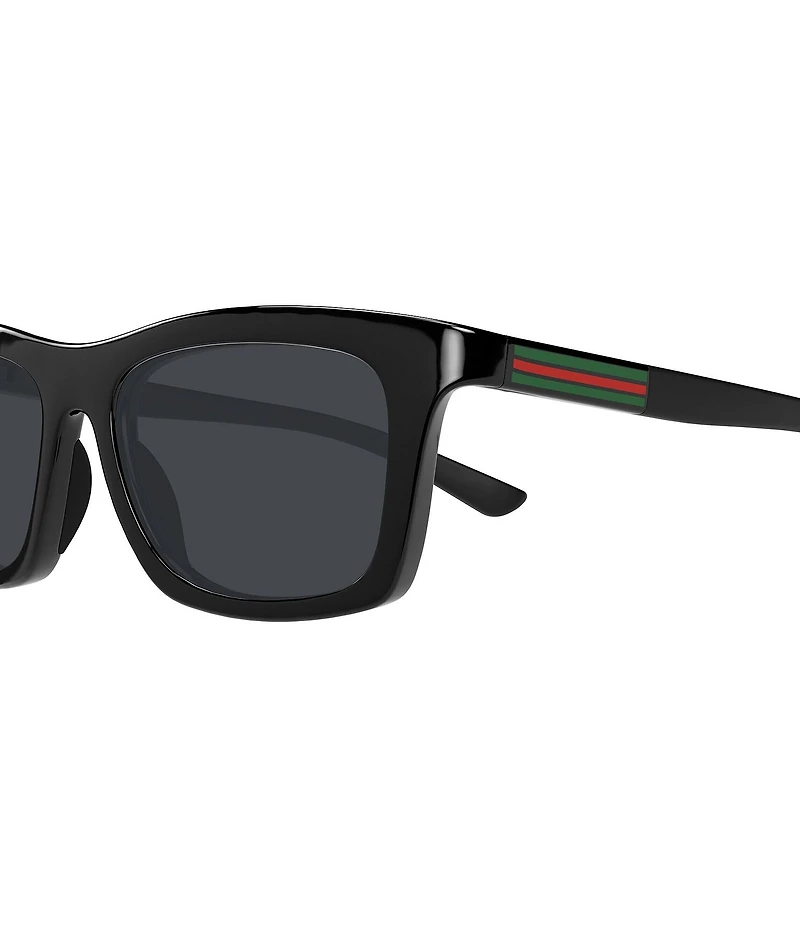 Gucci Men's Active 54mm Square Polarized Sunglasses