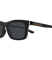 Gucci Men's Active 54mm Square Polarized Sunglasses