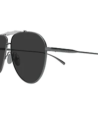 Gucci Men's Bamboo Metal 60mm Aviator Sunglasses