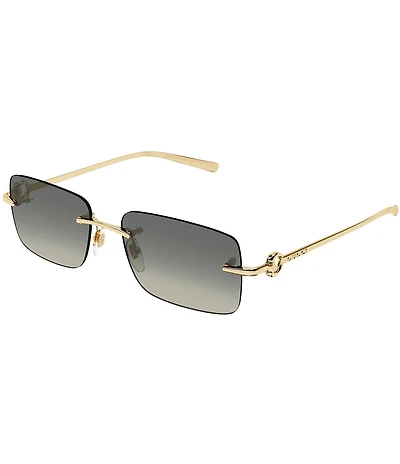 Gucci Men's GG1703S 55mm Rectangle Sunglasses