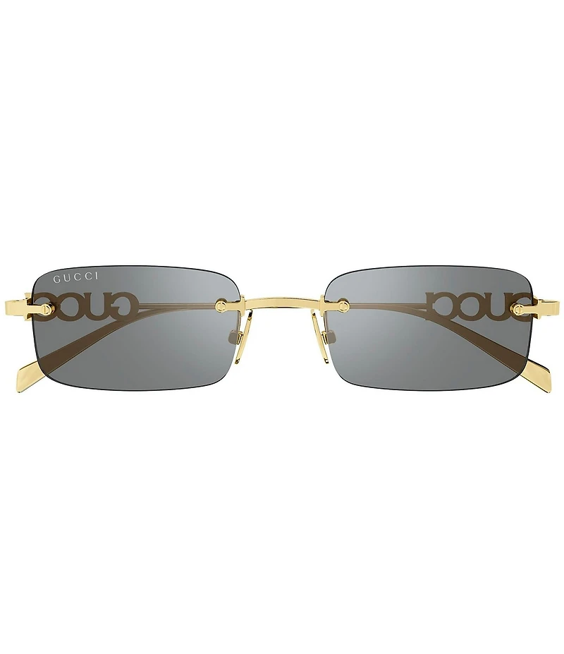 Gucci Men's Gucci Block 52mm Rectangle Sunglasses