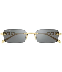 Gucci Men's Gucci Block 52mm Rectangle Sunglasses
