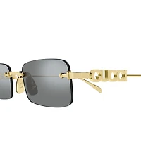Gucci Men's Gucci Block 52mm Rectangle Sunglasses