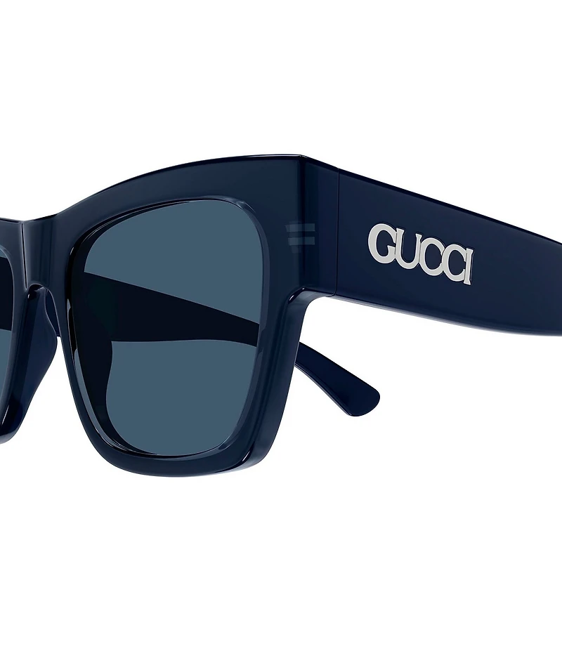 Gucci Men's Gucci Lacquered 54mm Square Sunglasses