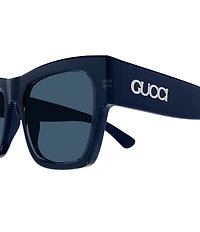 Gucci Men's Gucci Lacquered 54mm Square Sunglasses