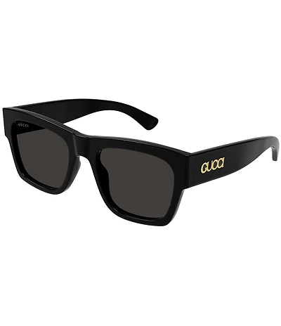 Gucci Men's Gucci Lacquered 54mm Square Sunglasses