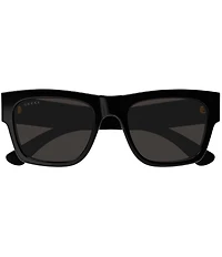 Gucci Men's Gucci Lacquered 54mm Square Sunglasses