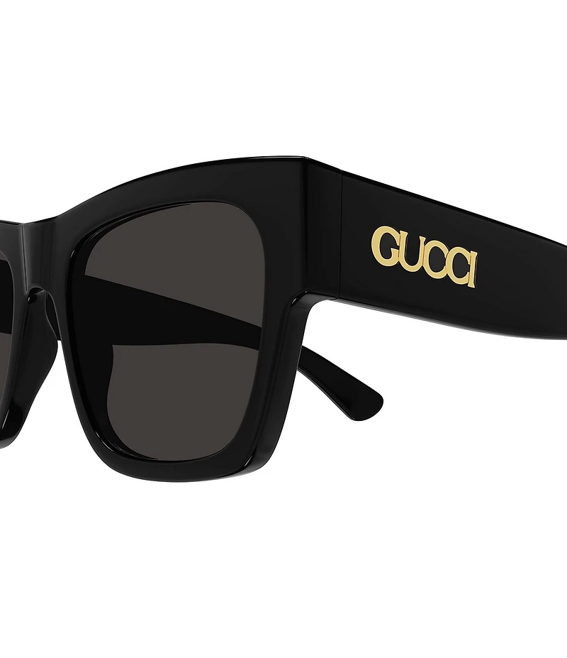Gucci Men's Gucci Lacquered 54mm Square Sunglasses