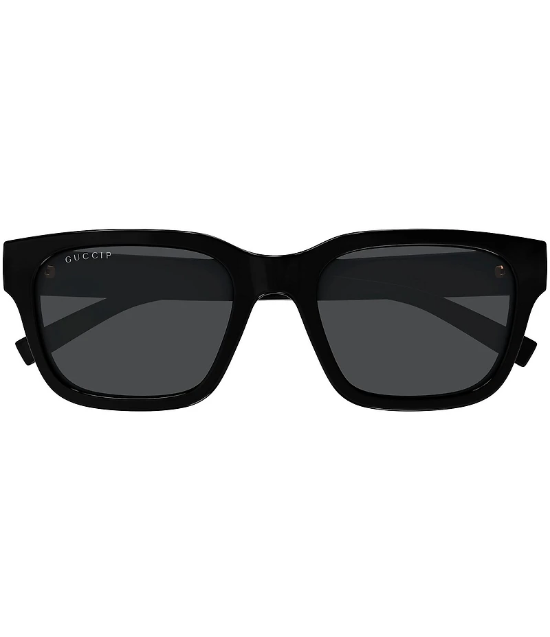 Gucci Men's Gucci Lines 55mm Square Polarized Sunglasses
