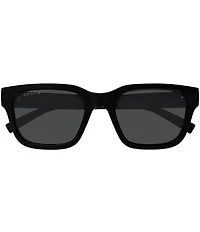 Gucci Men's Gucci Lines 55mm Square Polarized Sunglasses