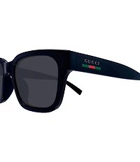Gucci Men's Gucci Lines 55mm Square Sunglasses