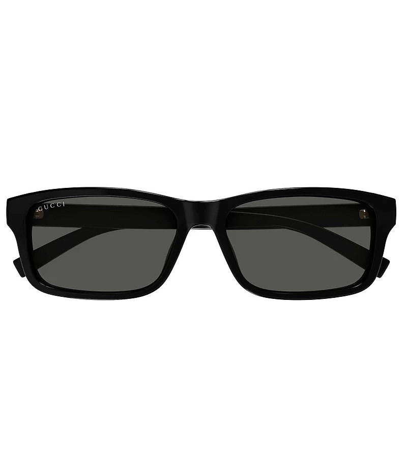 Gucci Men's Gucci Lines 57mm Rectangle Sunglasses