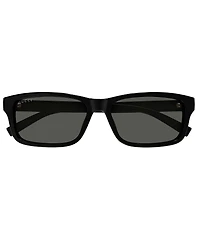 Gucci Men's Gucci Lines 57mm Rectangle Sunglasses