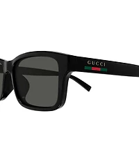 Gucci Men's Gucci Lines 57mm Rectangle Sunglasses
