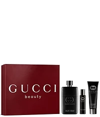 Gucci Men's Guilty Pour Homme Eau de Parfum and Shower Gel Trio Gift Set