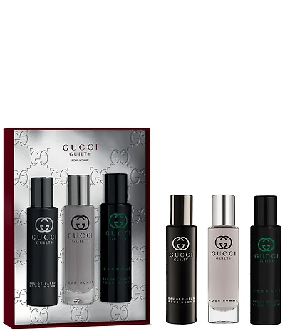 Gucci Men's Guilty Pour Homme Trio Gift Set