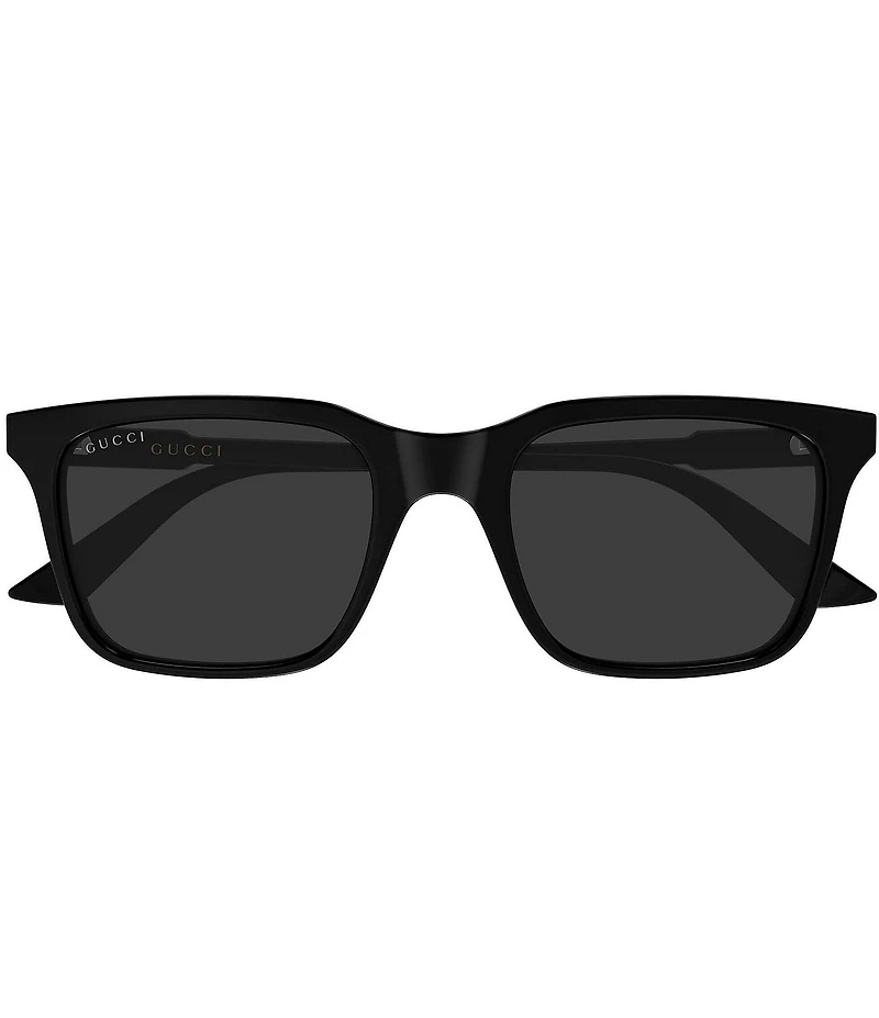 Gucci Men's Lettering GG2114 53mm Rectangle Sunglasses