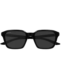 Gucci Men's Lettering Gucci Flag 52mm Square Sunglasses