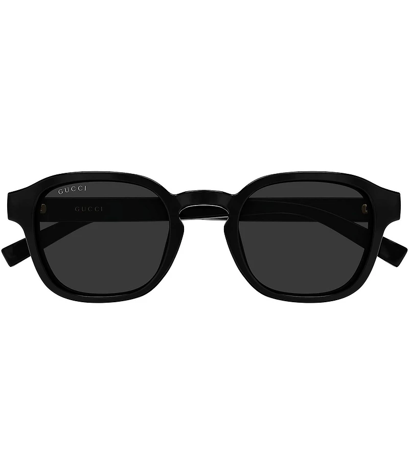 Gucci Men's Lines 49mm Round Sunglasses