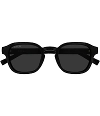 Gucci Men's Lines 49mm Round Sunglasses