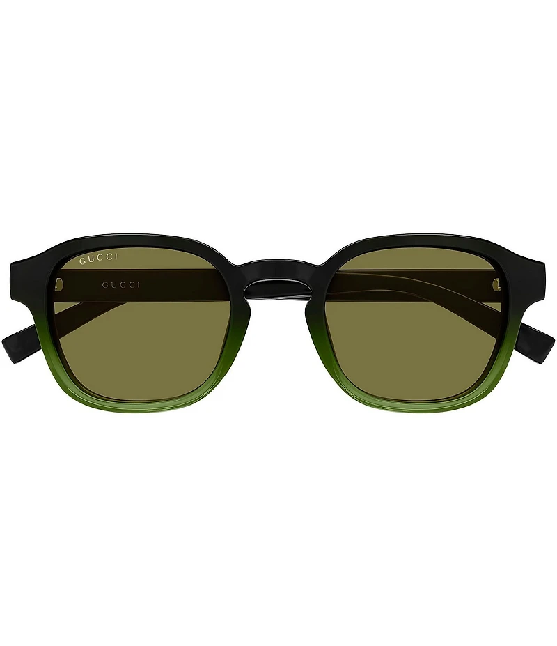 Gucci Men's Lines 49mm Round Sunglasses